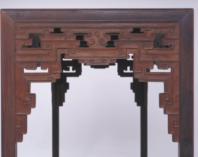 图片[2]-Red sandalwood carved long table-China Archive